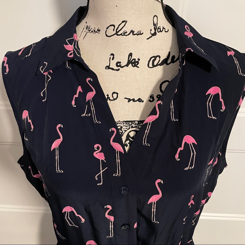 Charter Club flamingo dress size 16